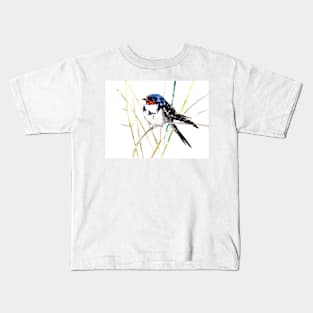 American Swallow Bird Kids T-Shirt